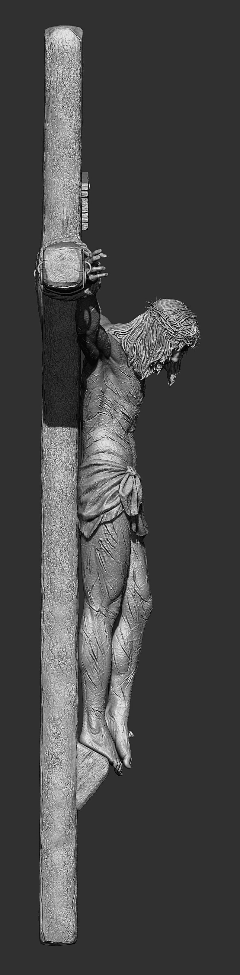 Jesus Crucifixion  3D print model_10