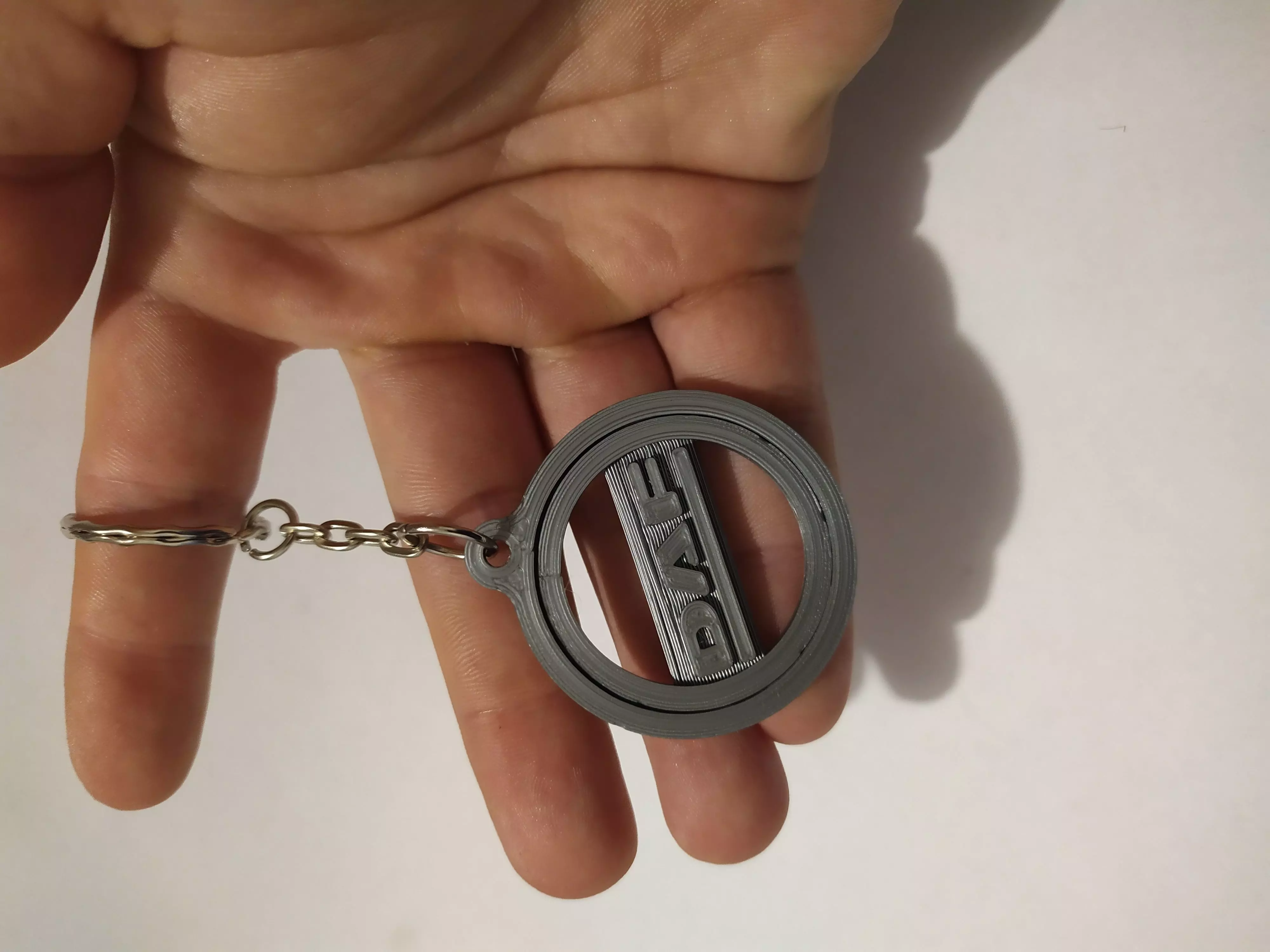 DAF Spinning Keychain 3D print model_0