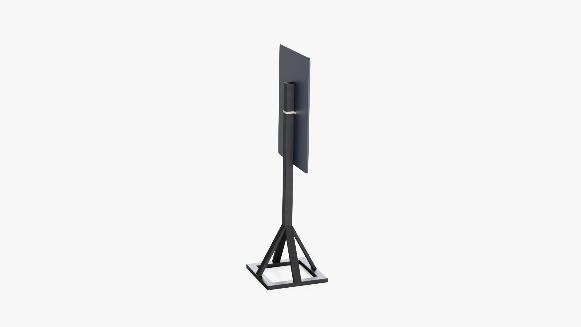 Advertising Stand Low-poly 3D model_3