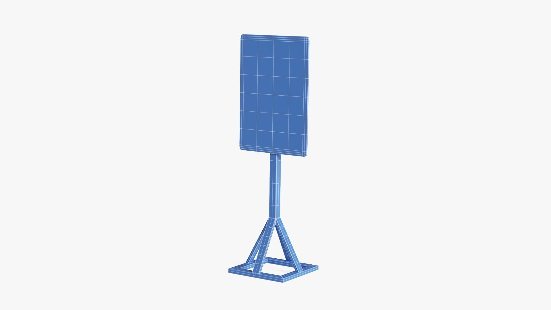 Advertising Stand Low-poly 3D model_19