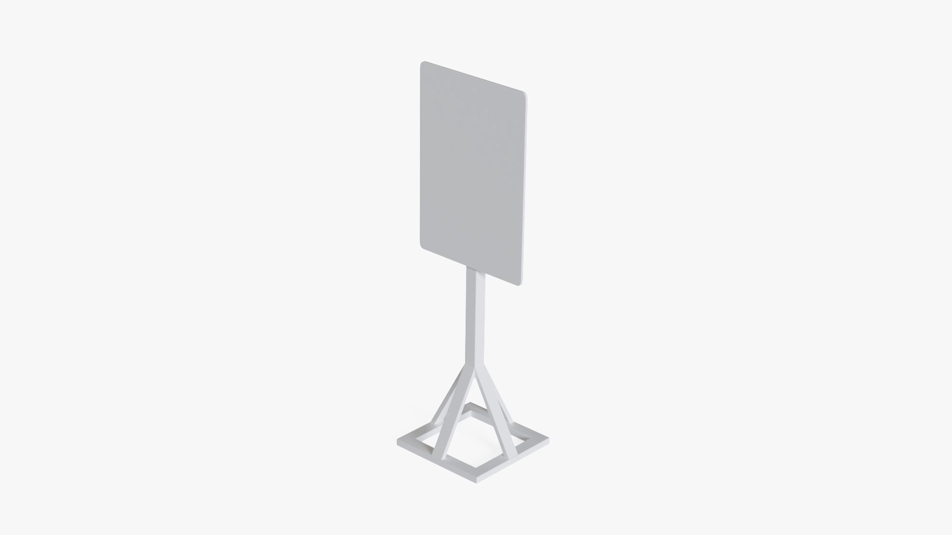 Advertising Stand Low-poly 3D model_13