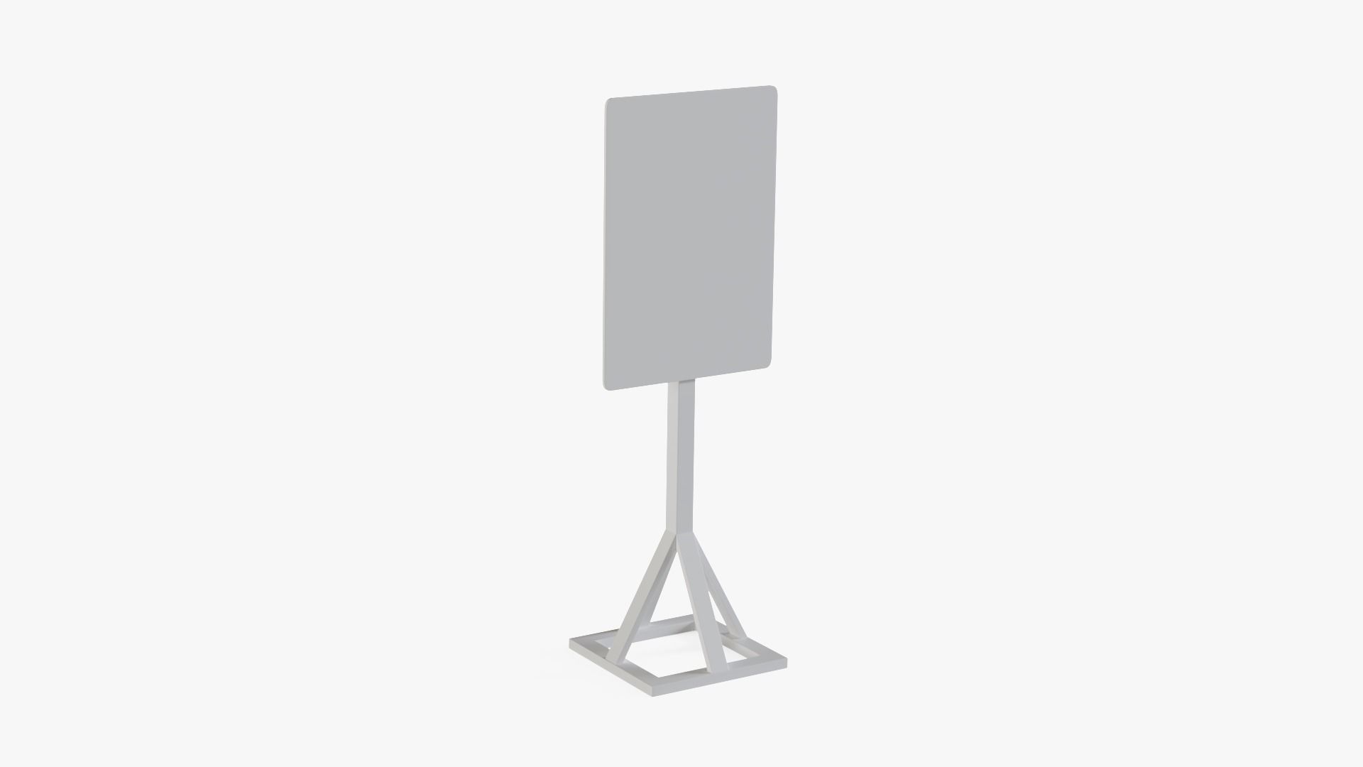 Advertising Stand Low-poly 3D model_10