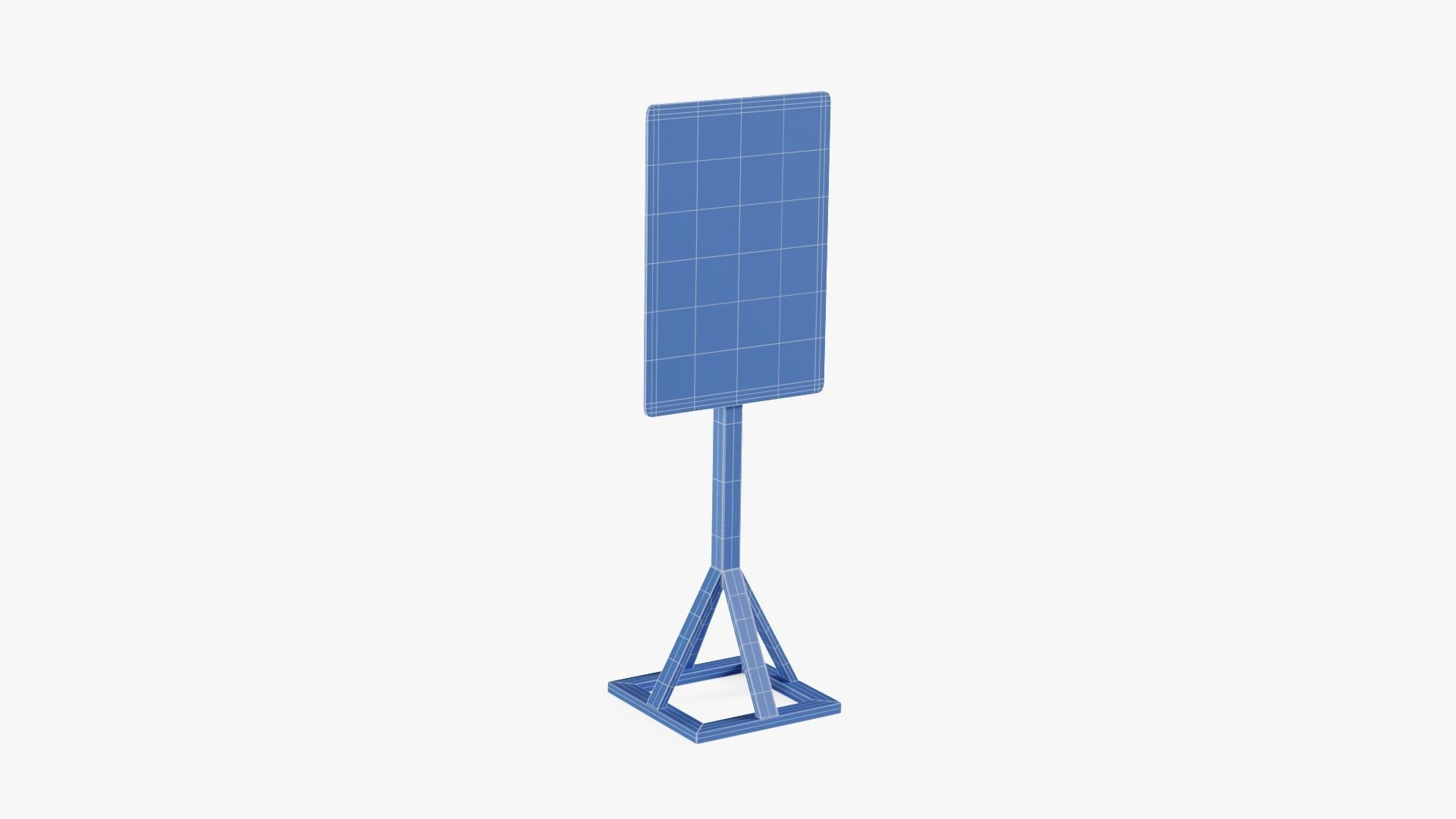 Advertising Stand Low-poly 3D model_17