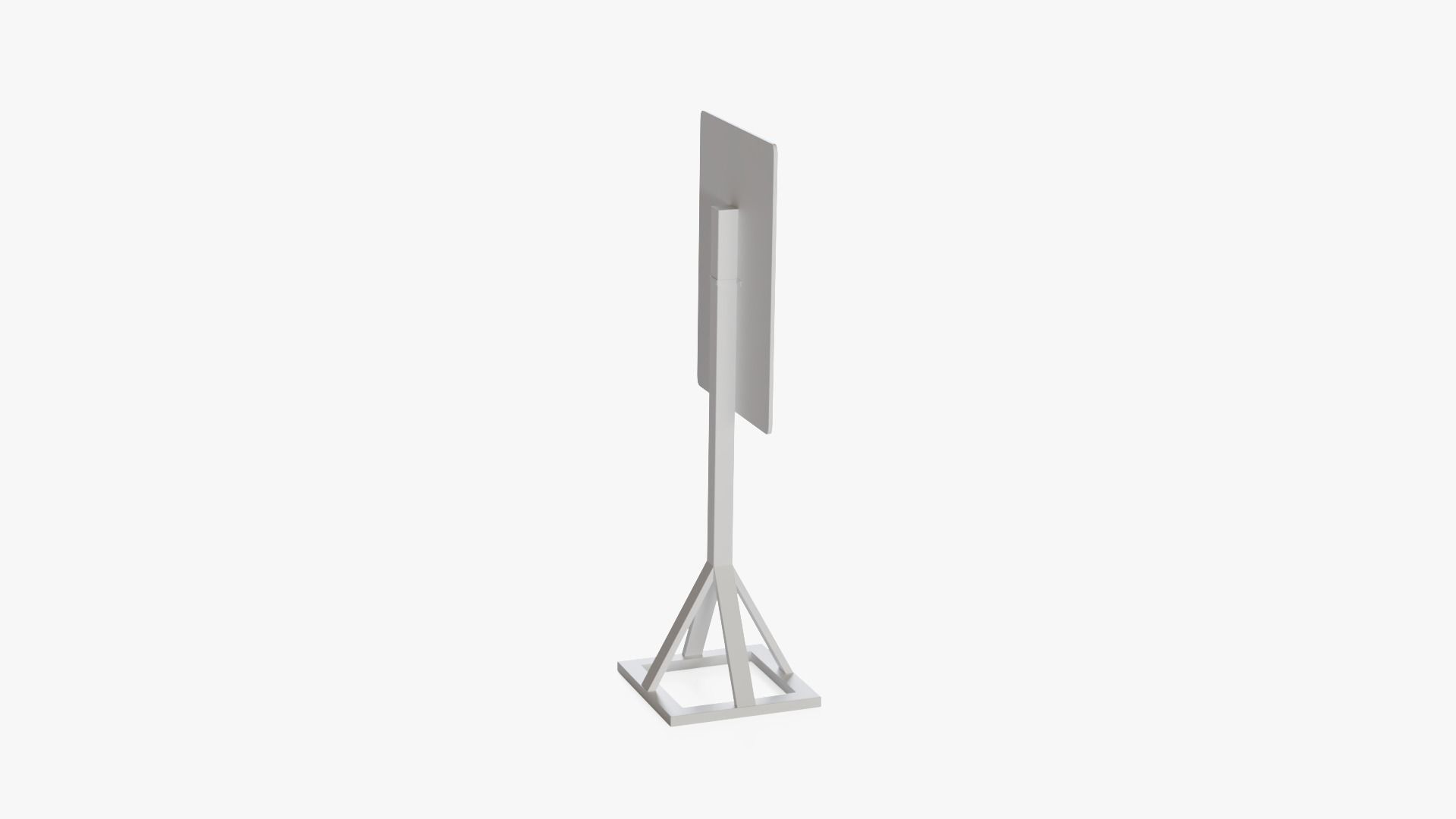 Advertising Stand Low-poly 3D model_9