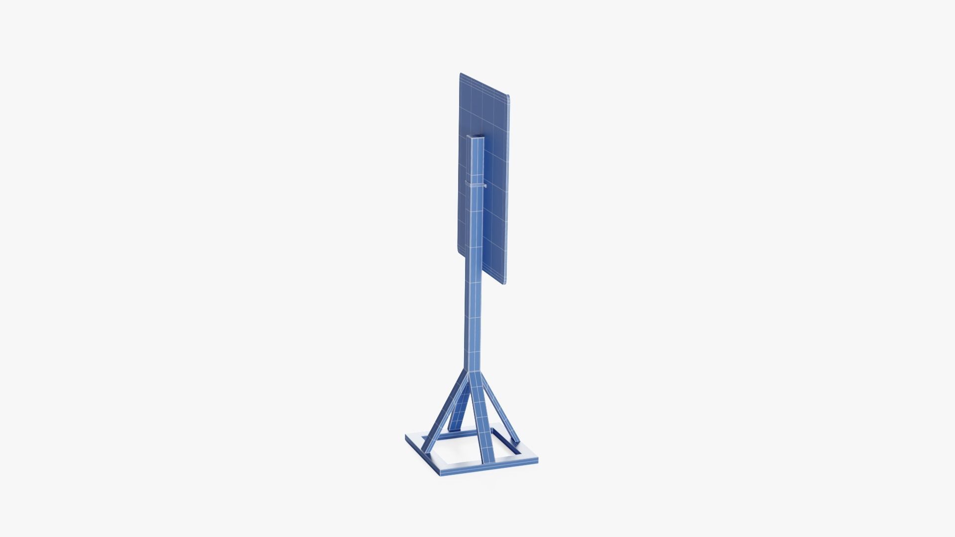 Advertising Stand Low-poly 3D model_16