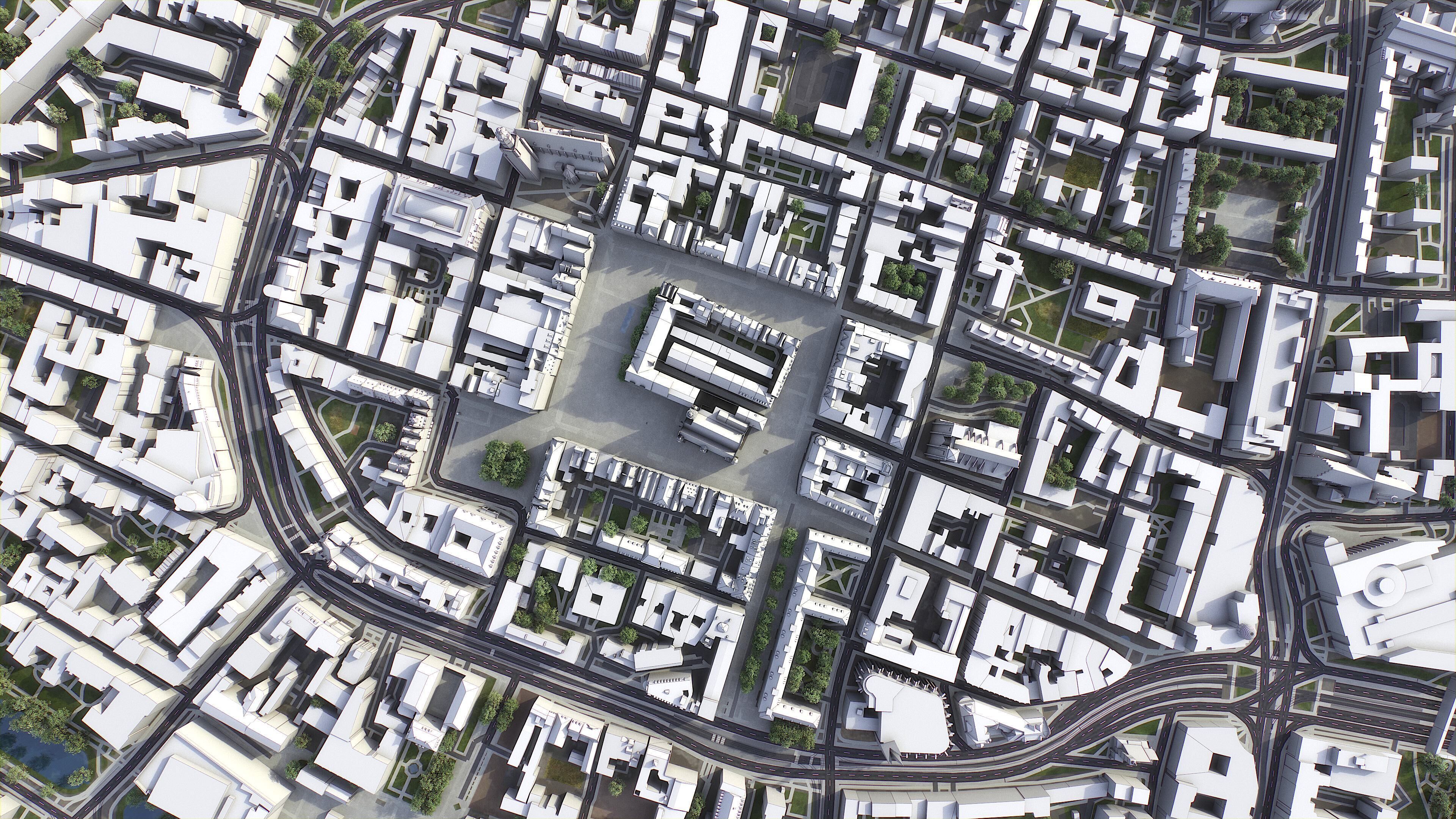 Wroclaw - 3D City Model Low-poly 3D model_2