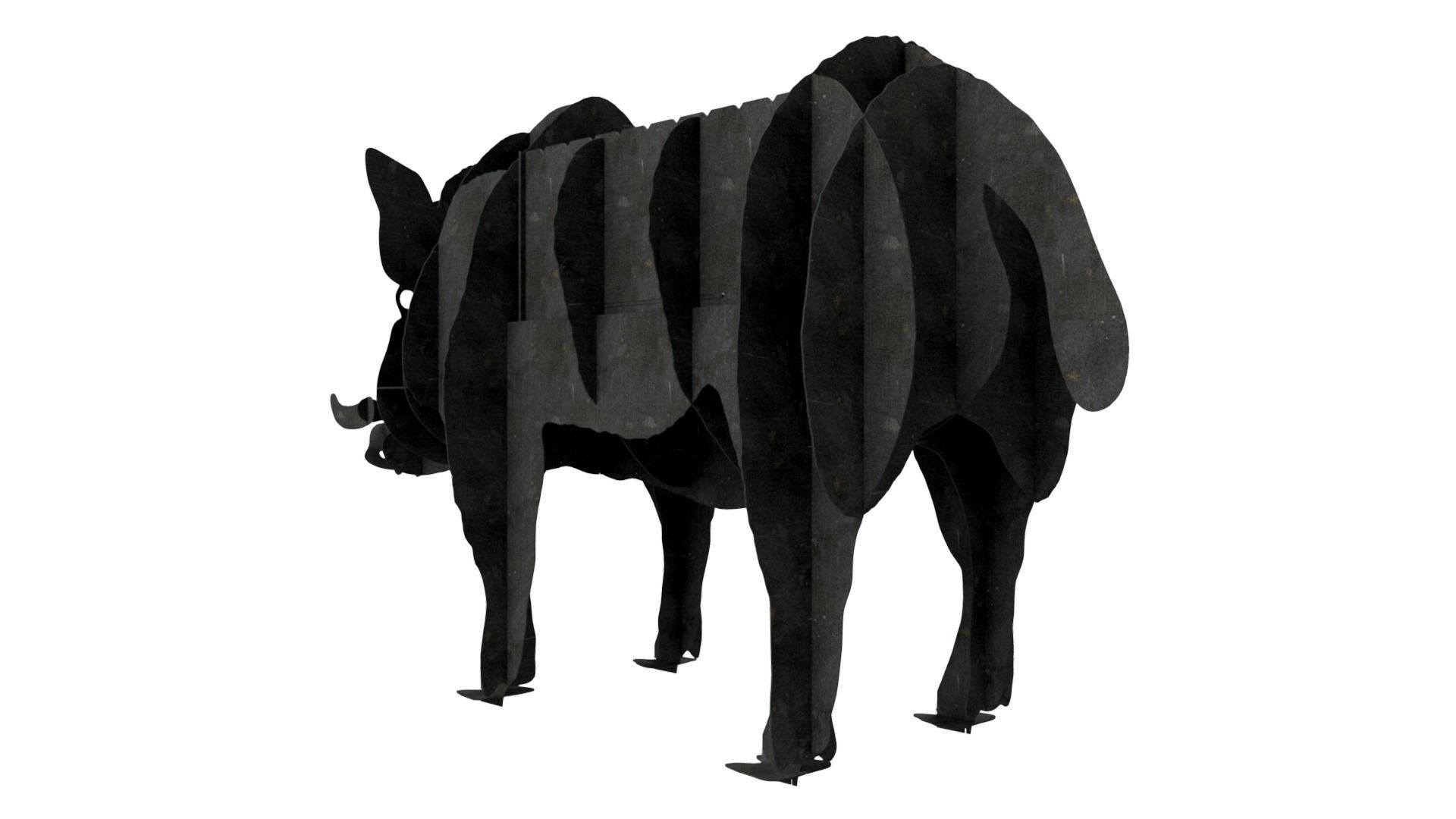 Brazier - Boar 3D model_8