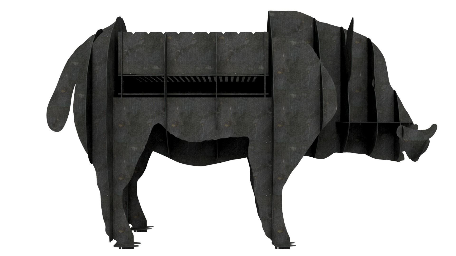 Brazier - Boar 3D model_2