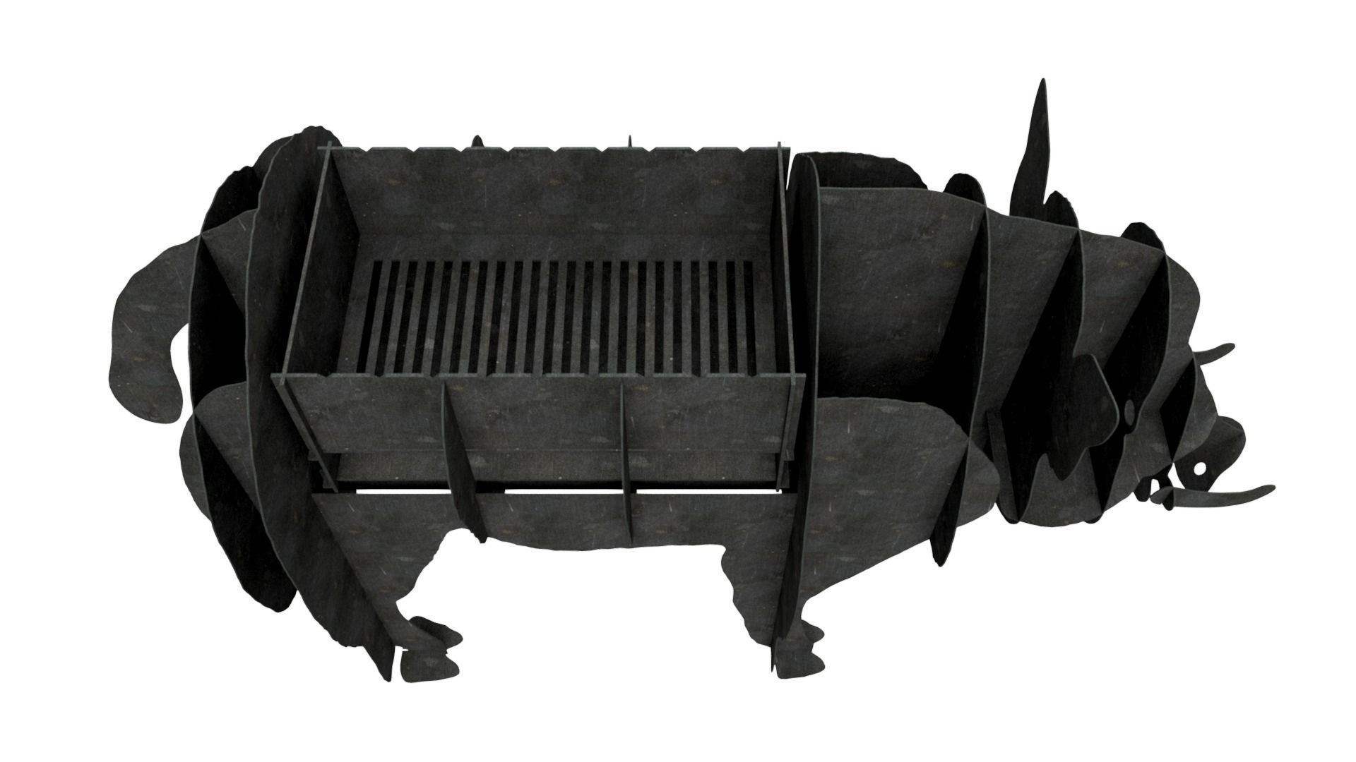 Brazier - Boar 3D model_6