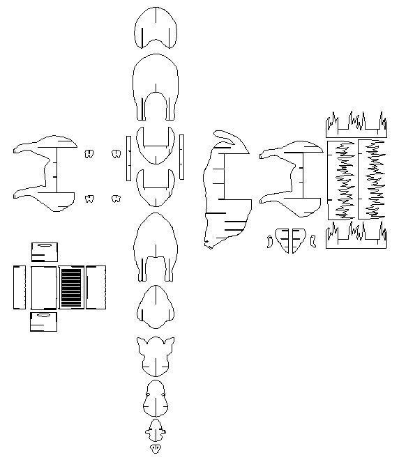Brazier - Boar 3D model_9