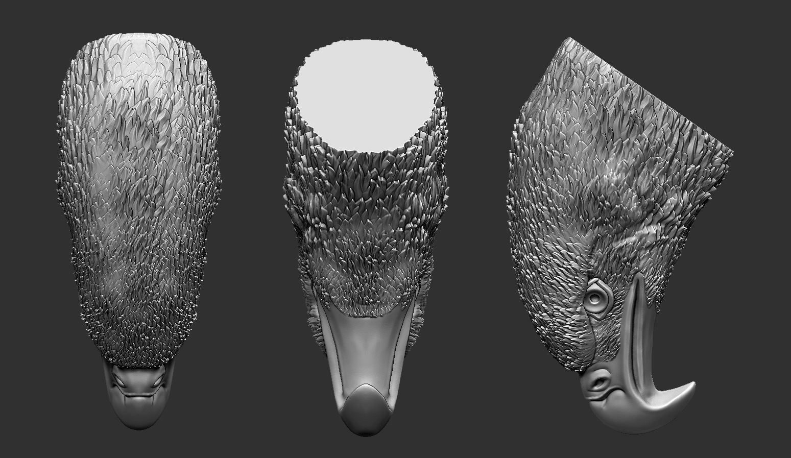 Eagle Head 3D print model_10