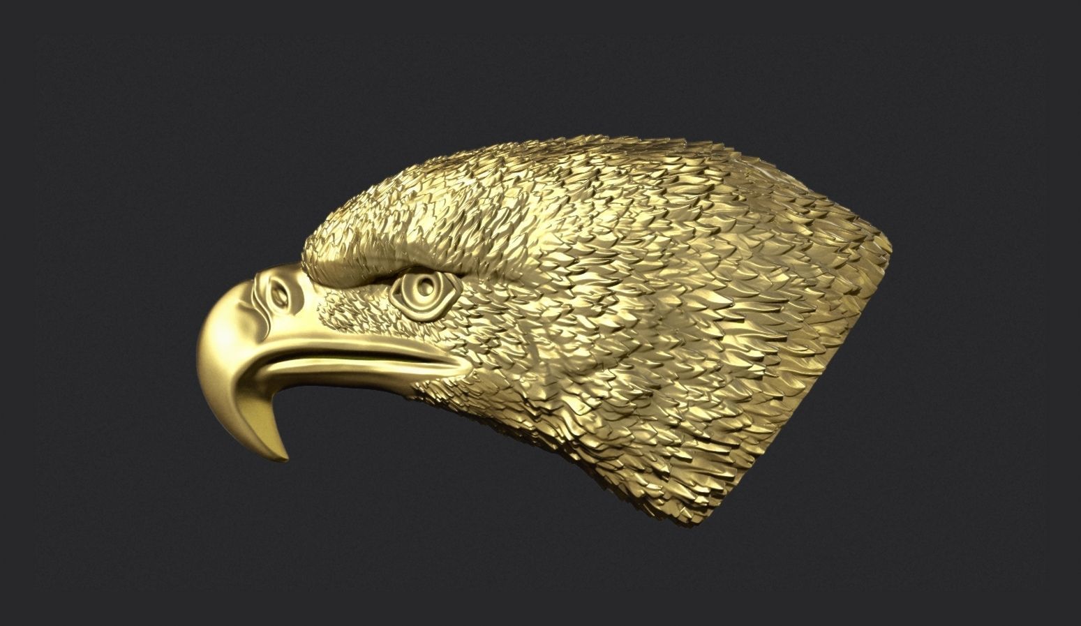 Eagle Head 3D print model_1
