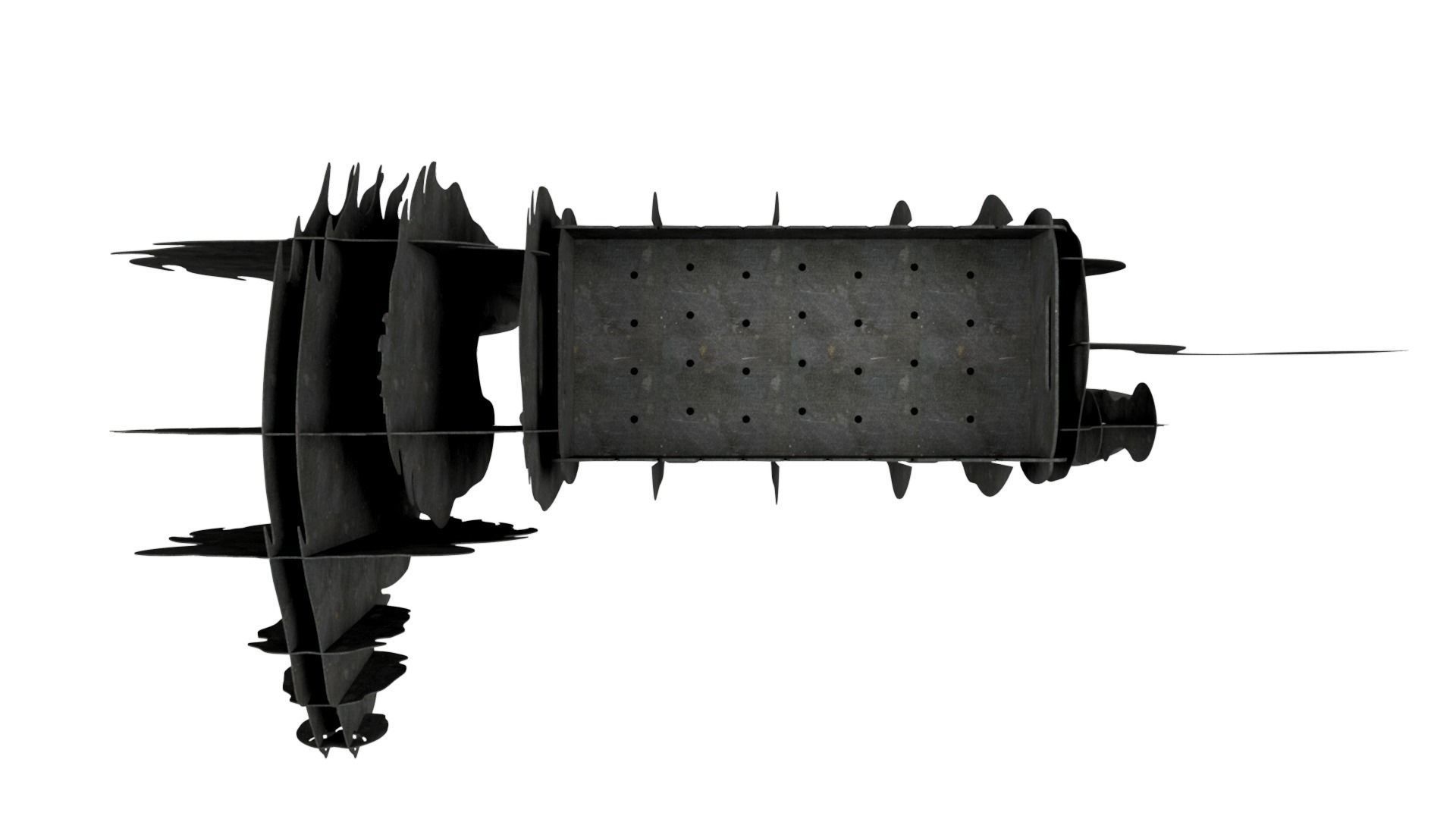 Brazier - Lion 3D model_5