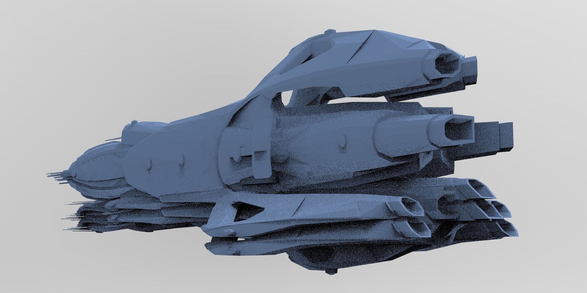 Solar powered Ship speeder 3  3D model_1