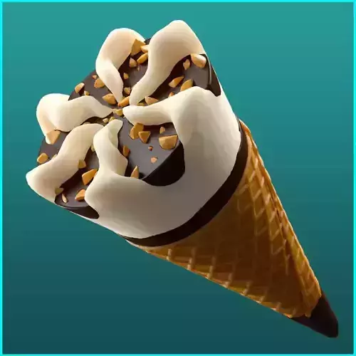 Ice cream 3D model  3D model