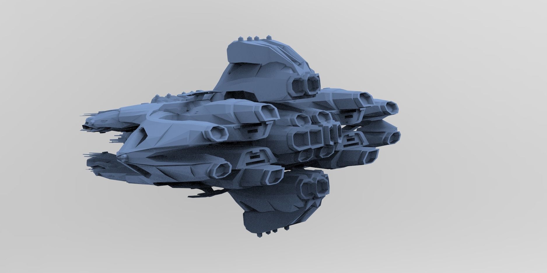 Solar powered Ship speeder 5 3D model_1