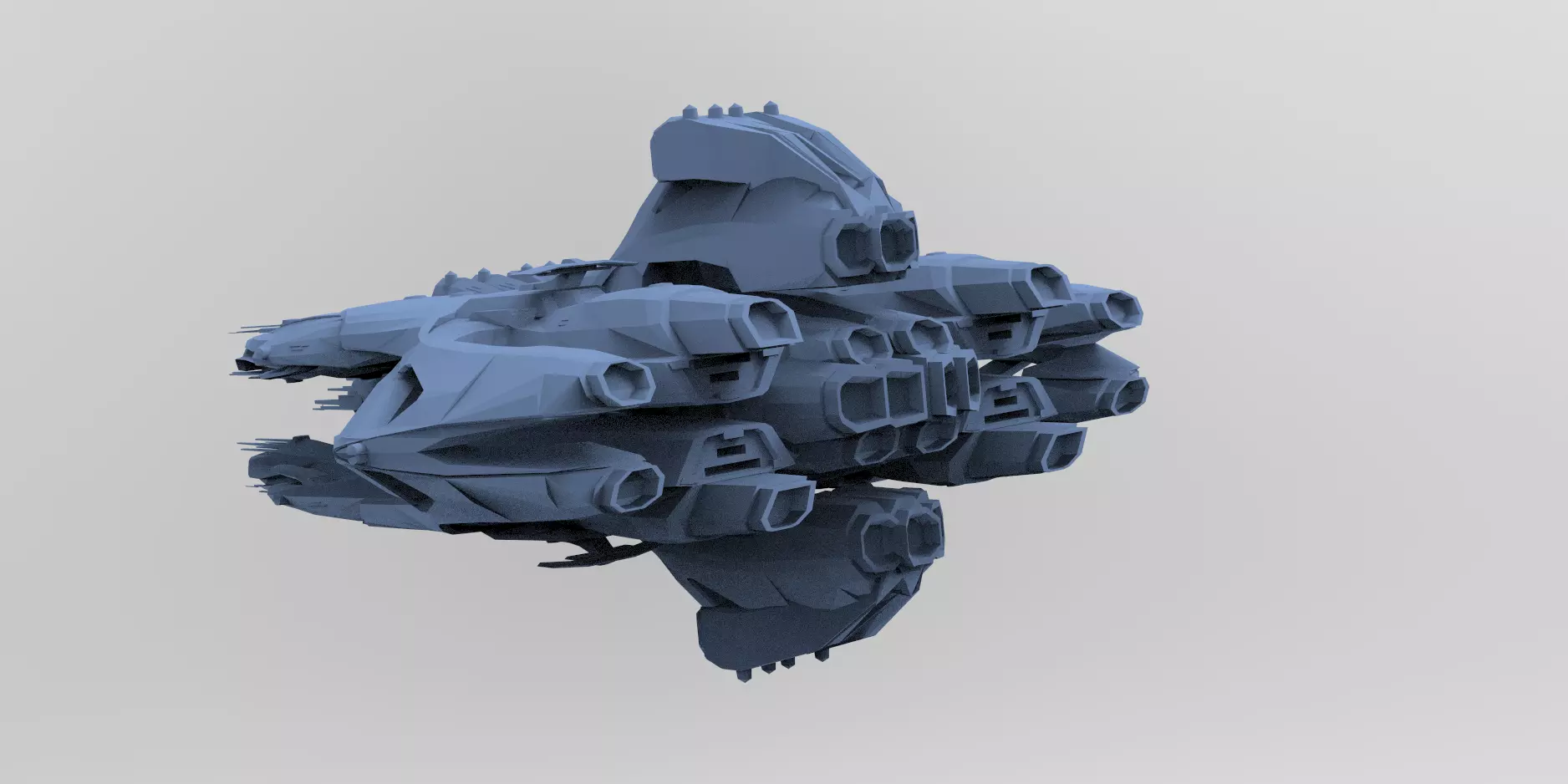 Solar powered Ship speeder 5 3D model_0