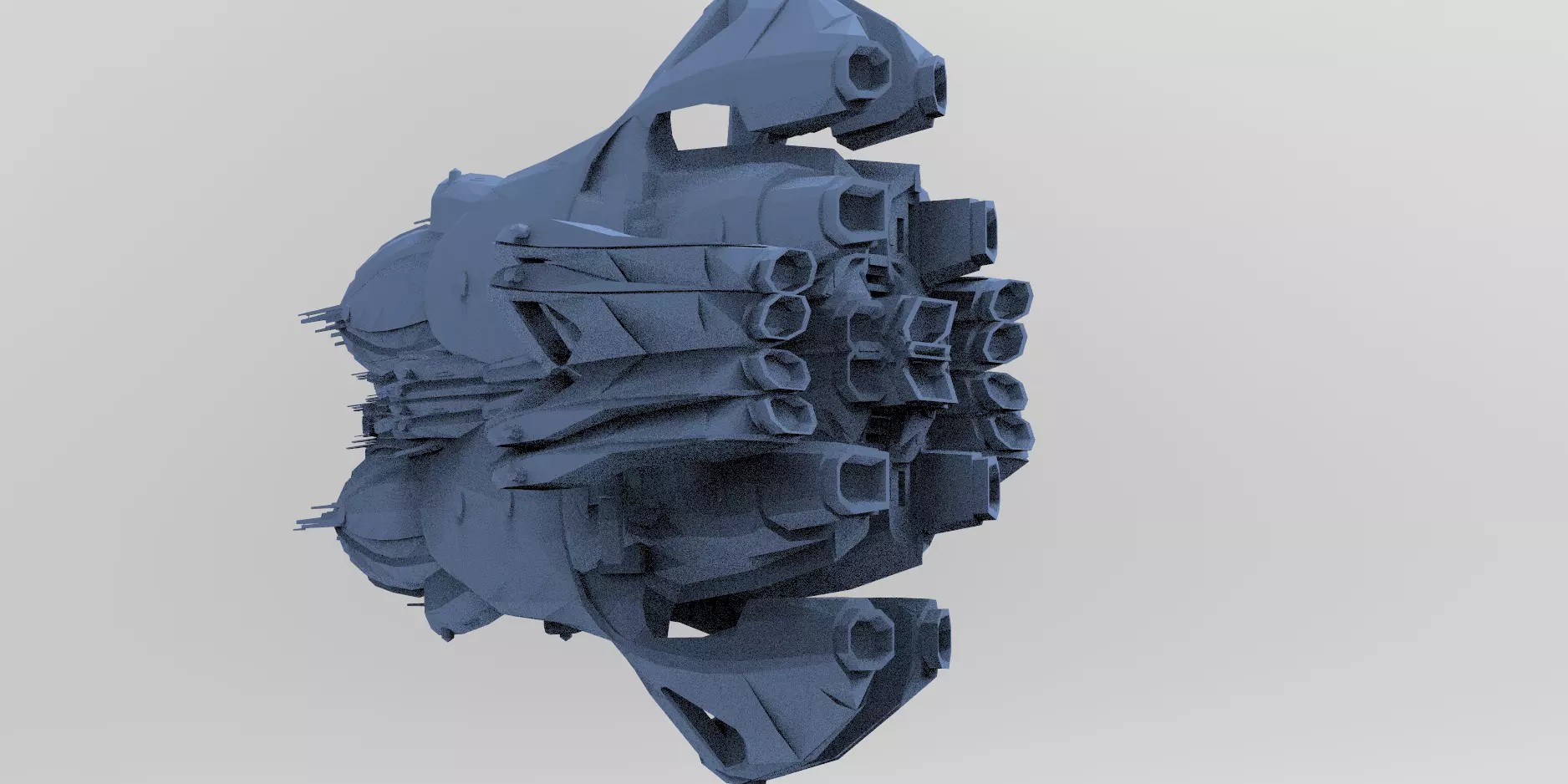 Solar powered Ship speeder 6  3D model_0