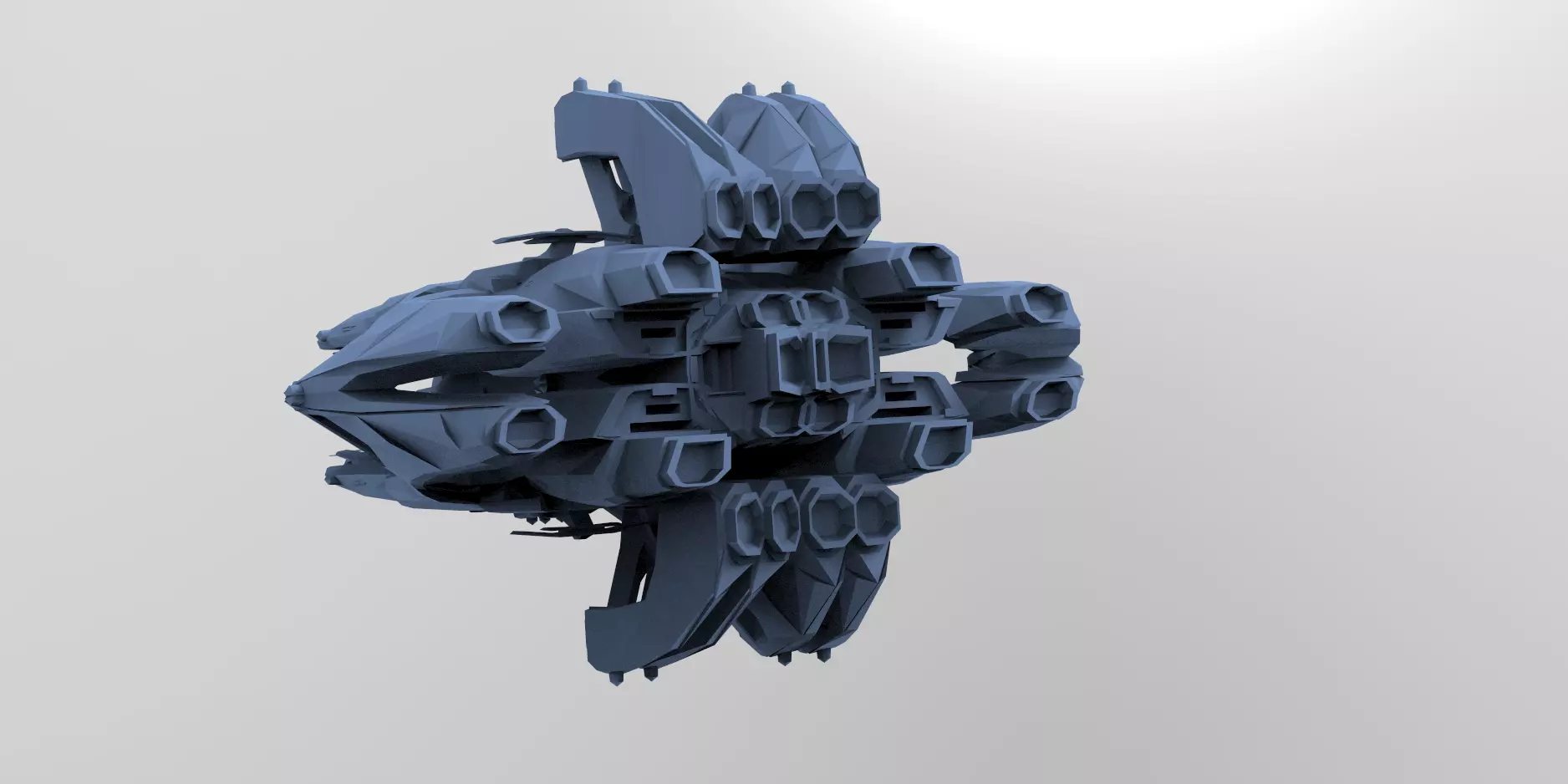 Solar powered Ship speeder 7 3D model_0