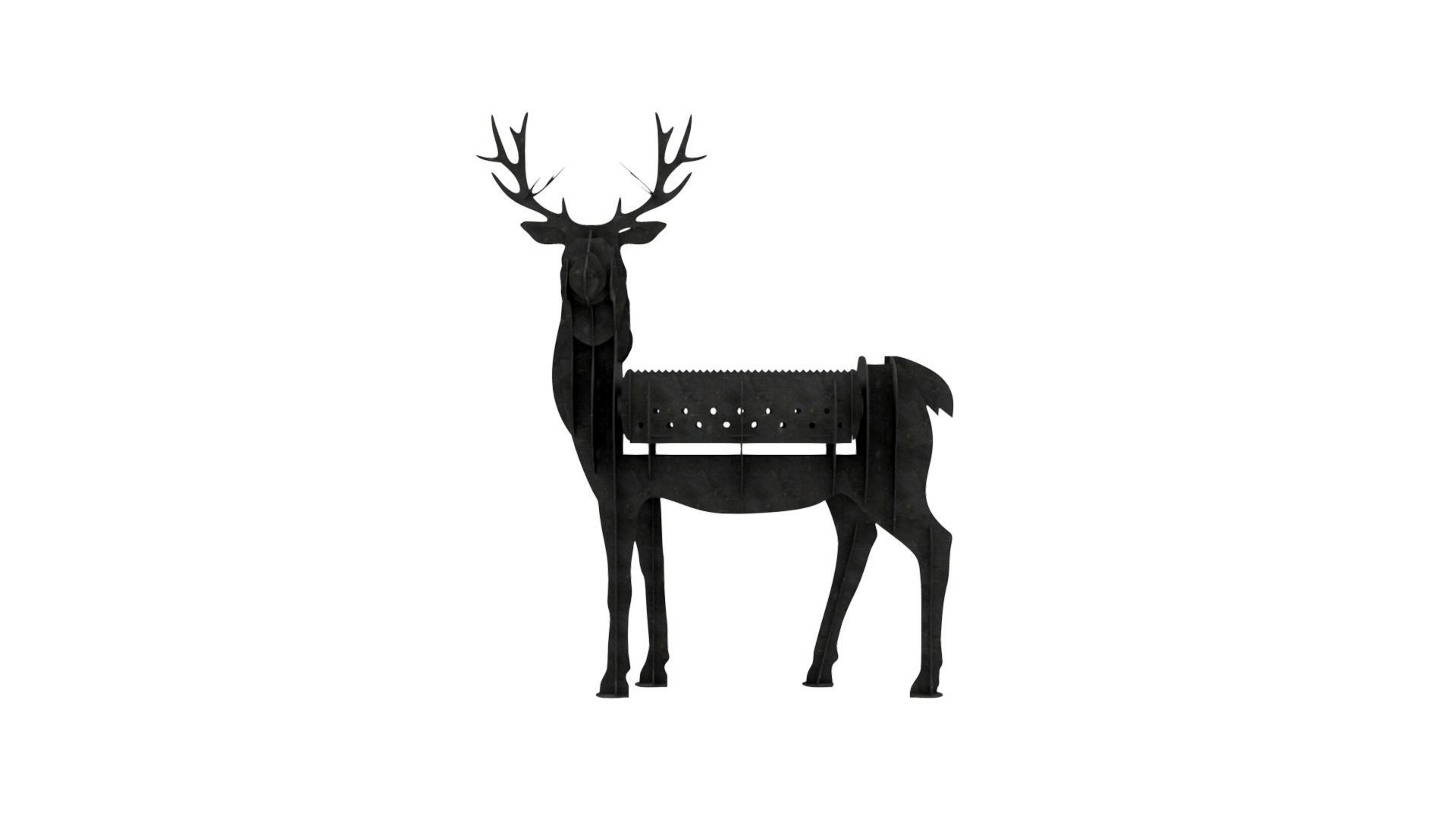 Brazier - Deer 3D model_2