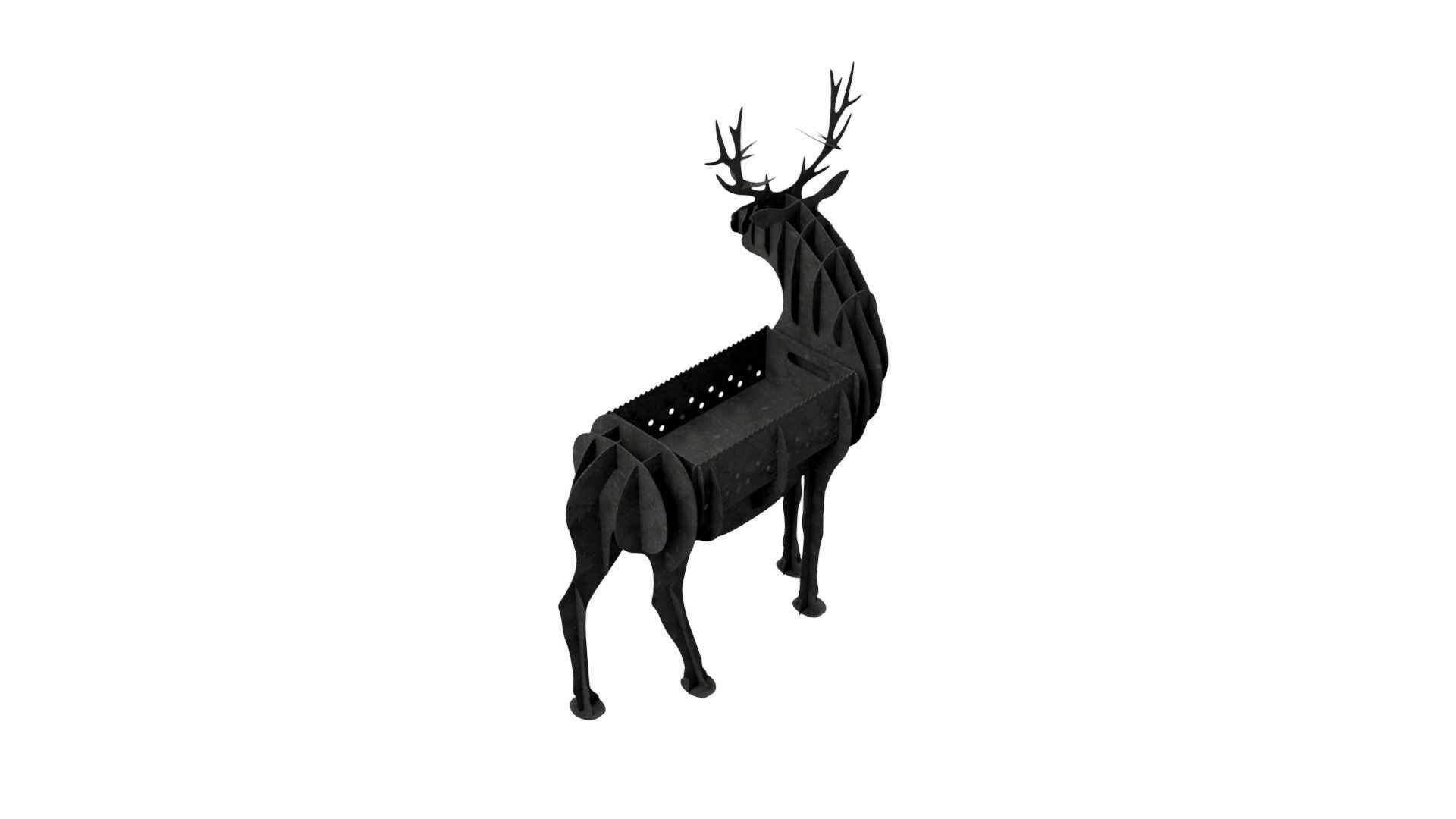 Brazier - Deer 3D model_5