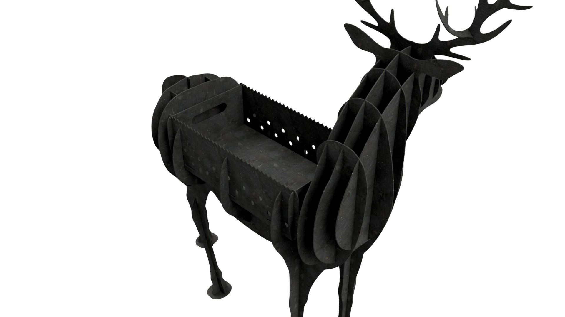 Brazier - Deer 3D model_6