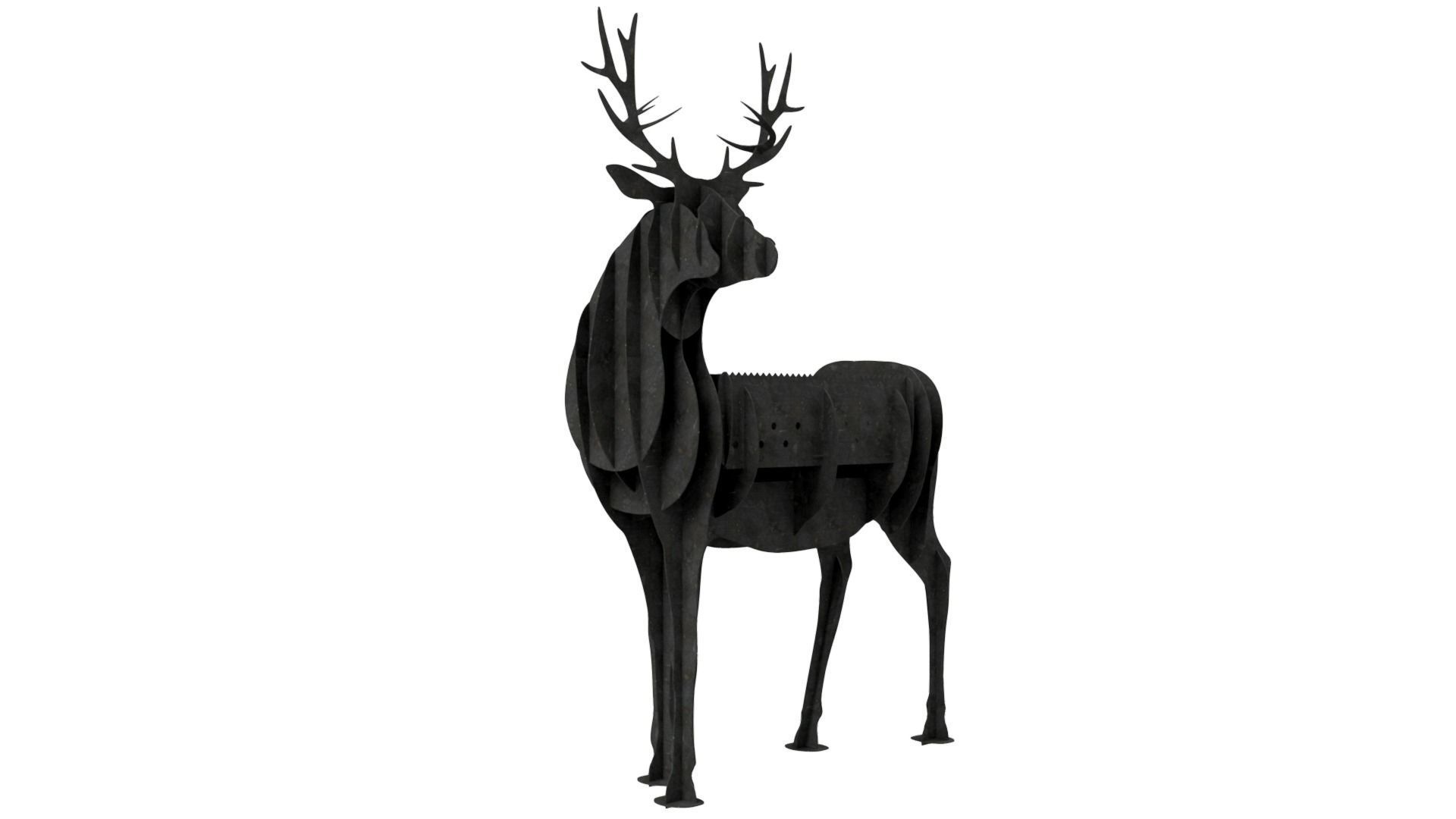 Brazier - Deer 3D model_7