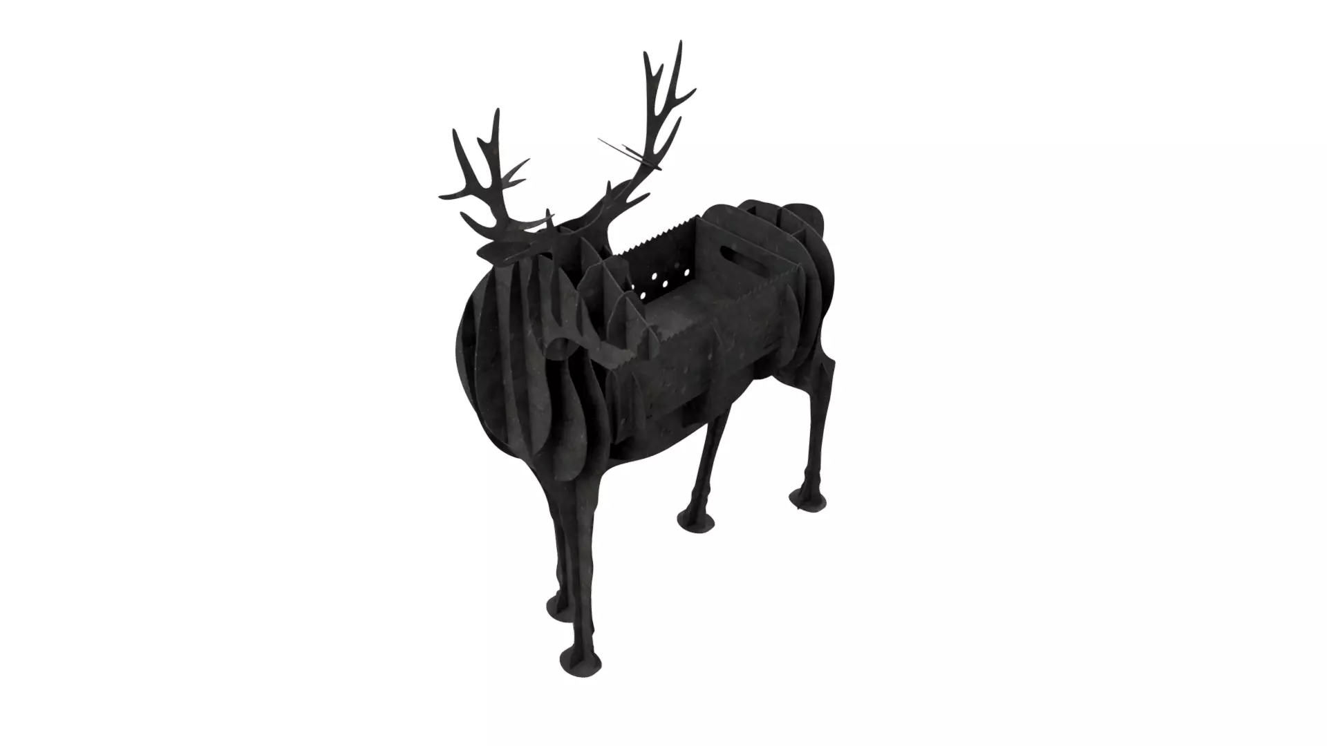 Brazier - Deer 3D model_0