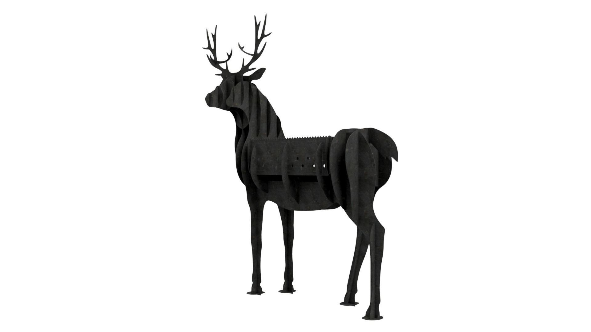 Brazier - Deer 3D model_9