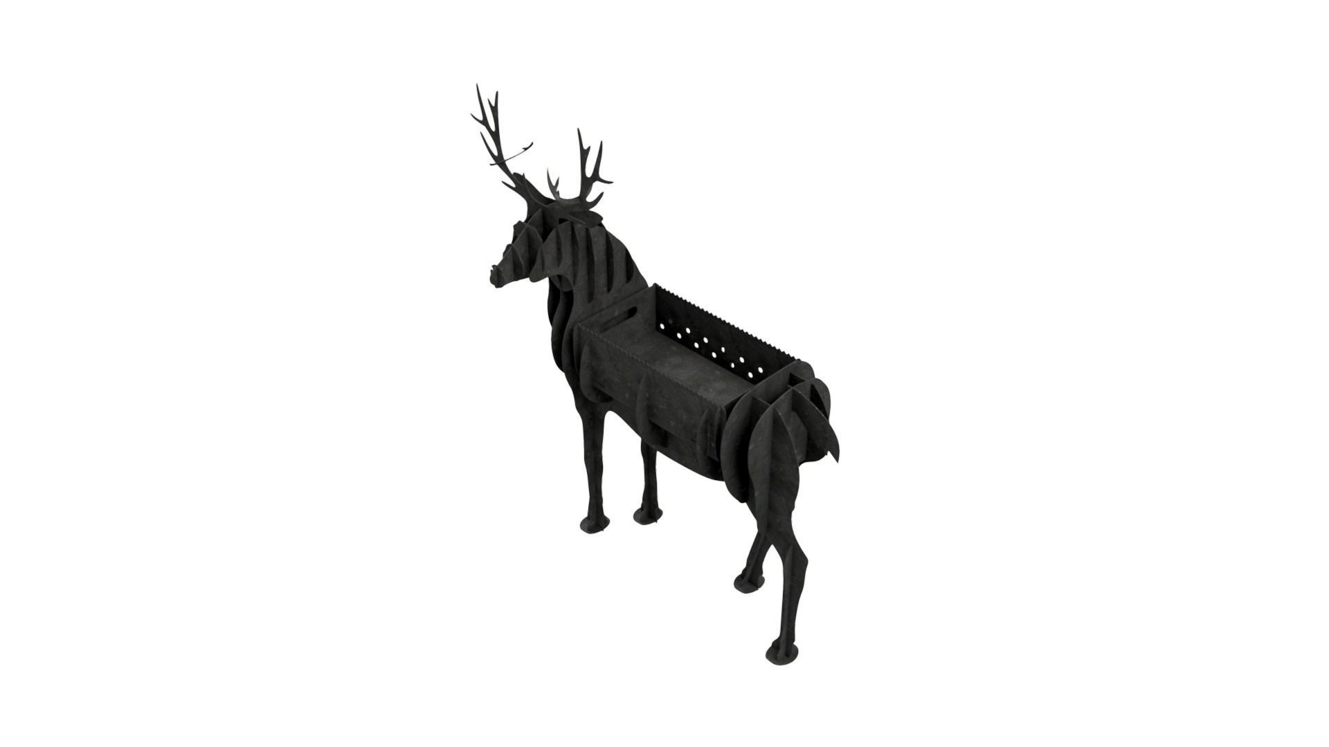 Brazier - Deer 3D model_3