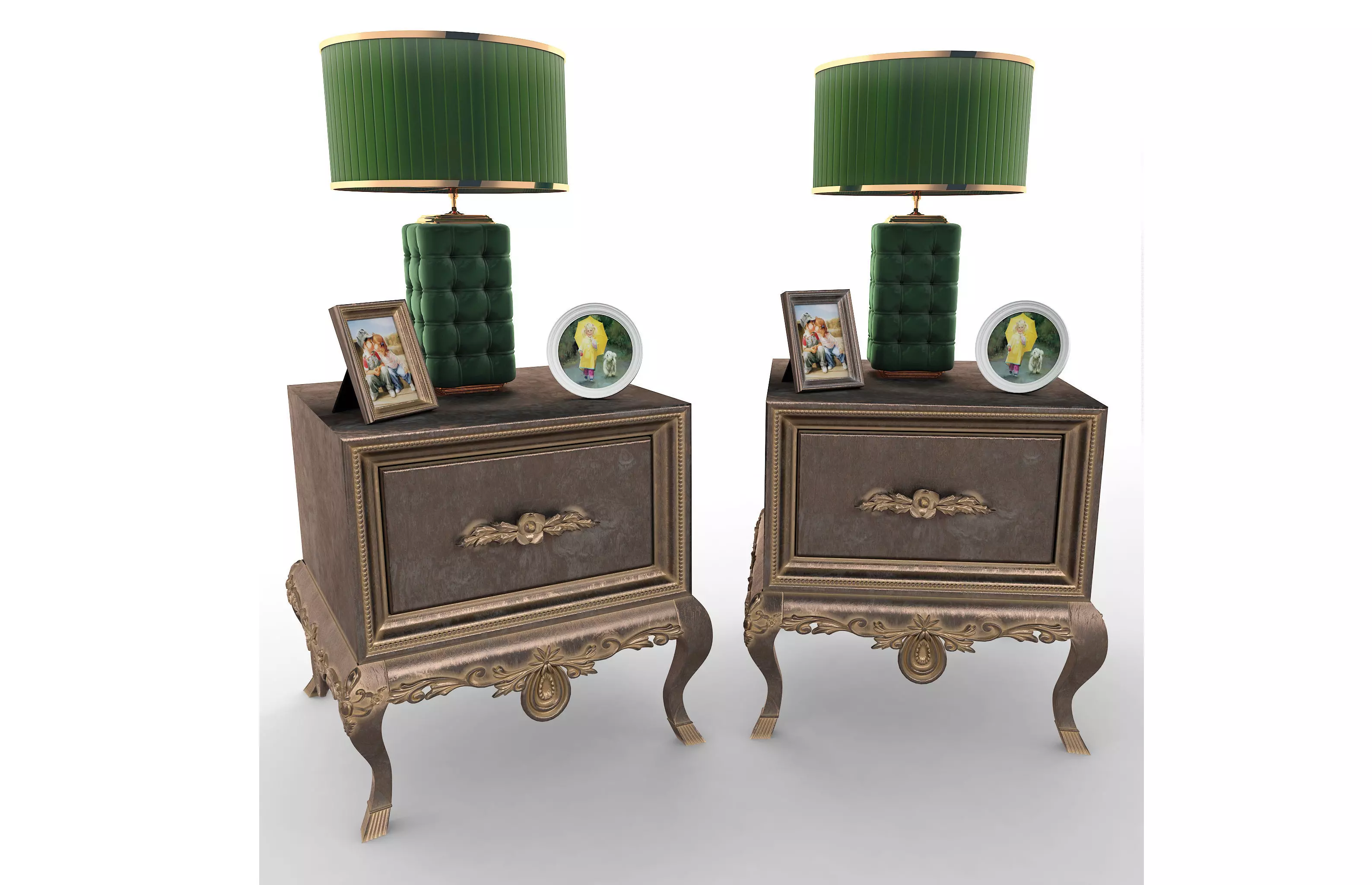 Venedik Nightstand Low-poly 3D model