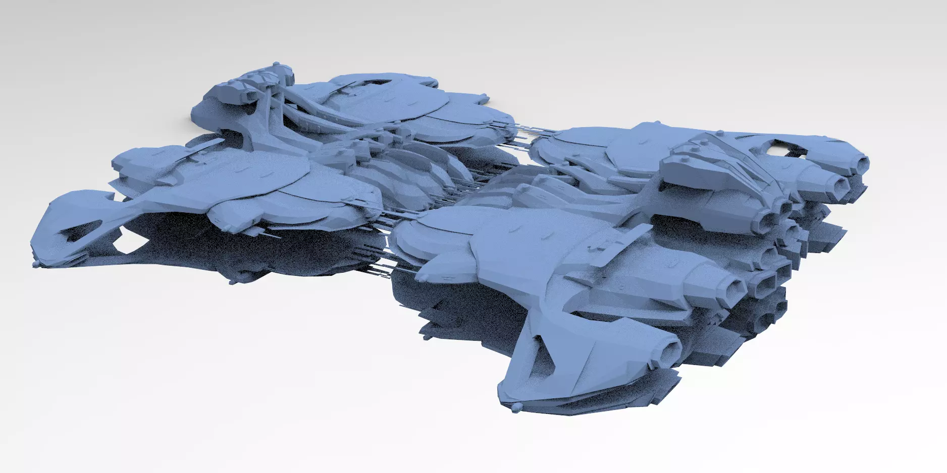 Solar powered Ship speeder 9  3D model_0