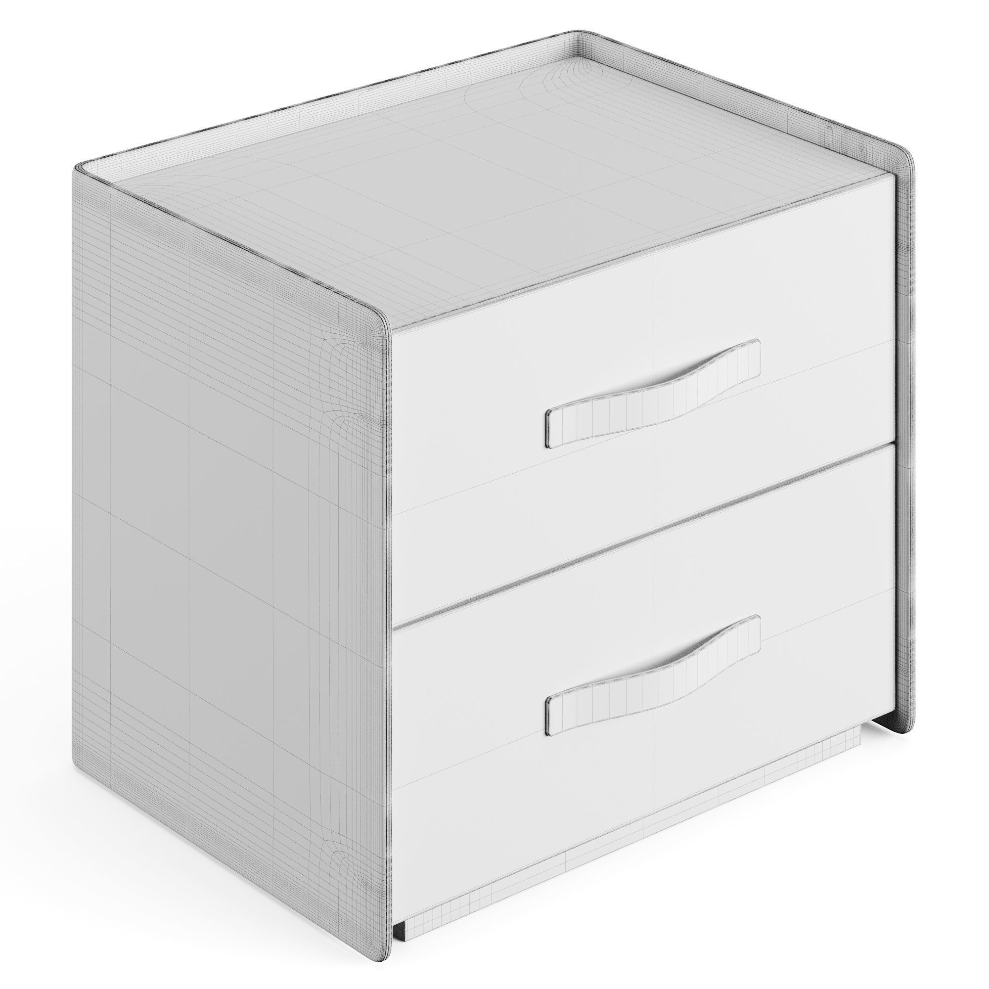 FENDI CASA SOHO BEDSIDE TABLE 3D model_2