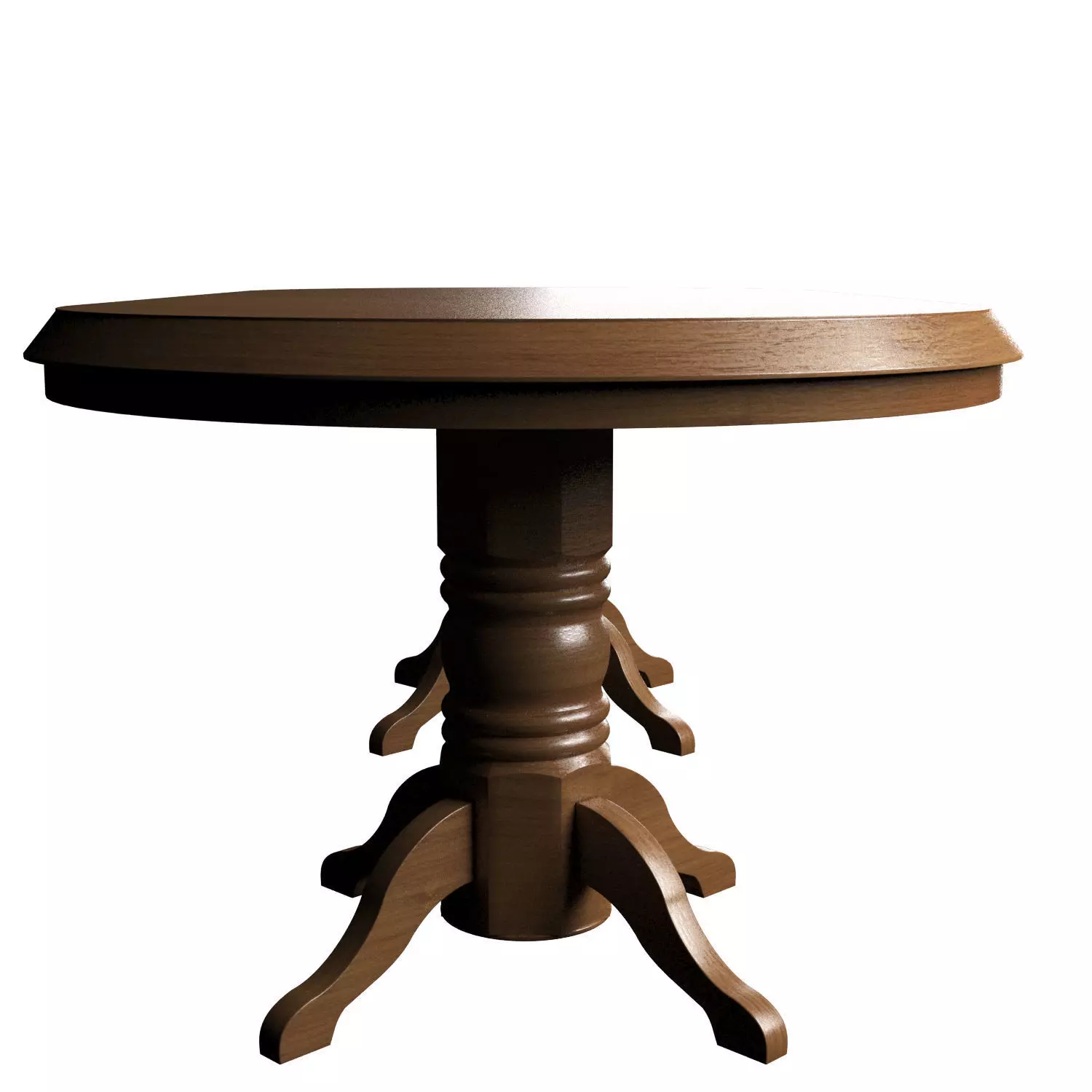 Dining table in several colors 3D model