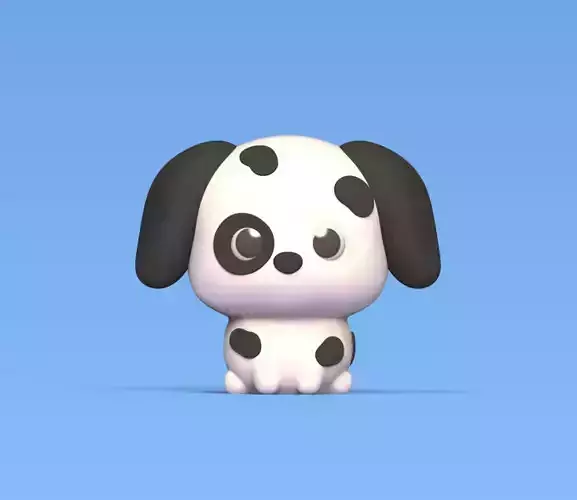 Dalmatian toy 3D print model