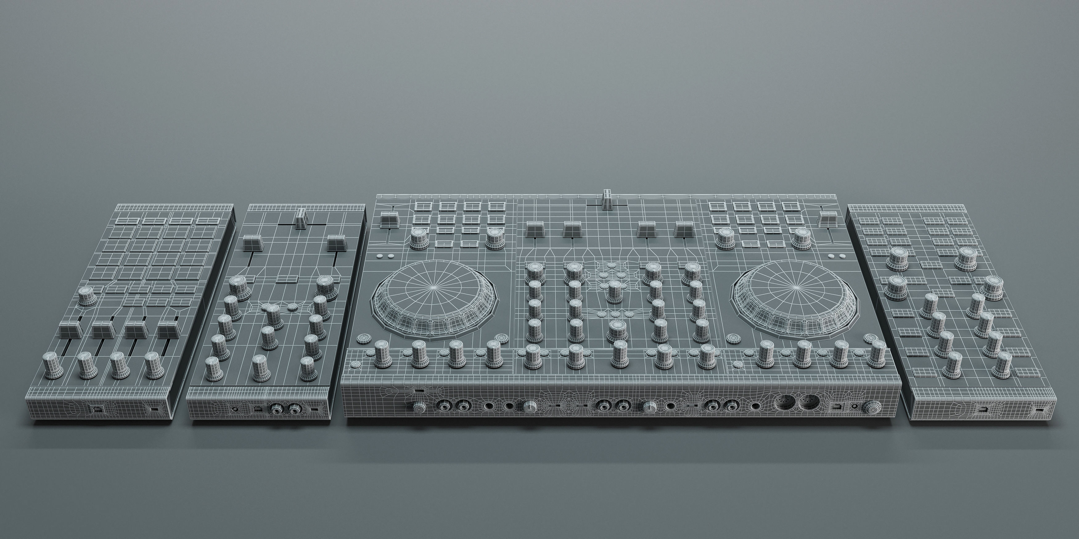 DJ System Native instruments Traktor Kontrols 3D model_4