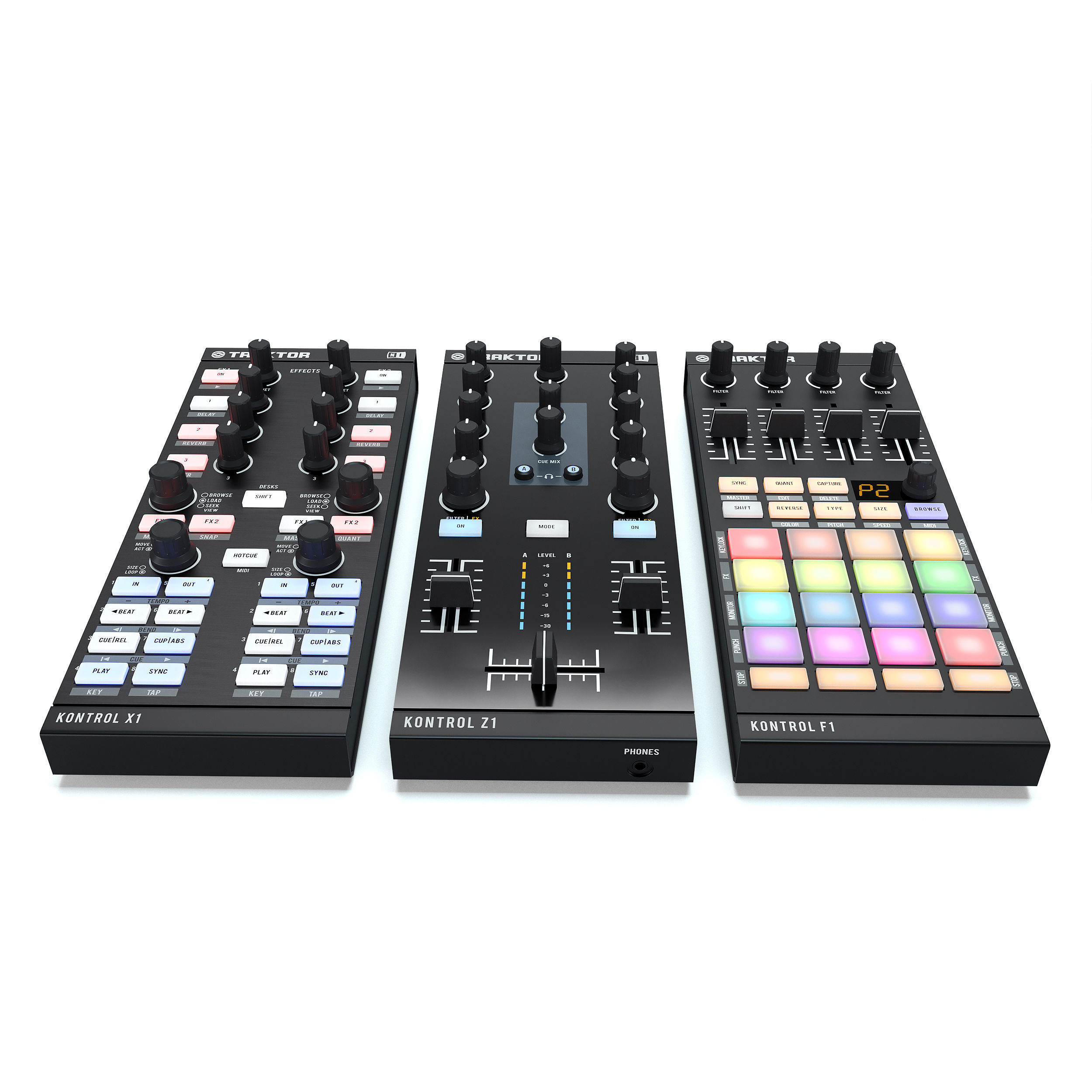 DJ System Native instruments Traktor Kontrols 3D model_3