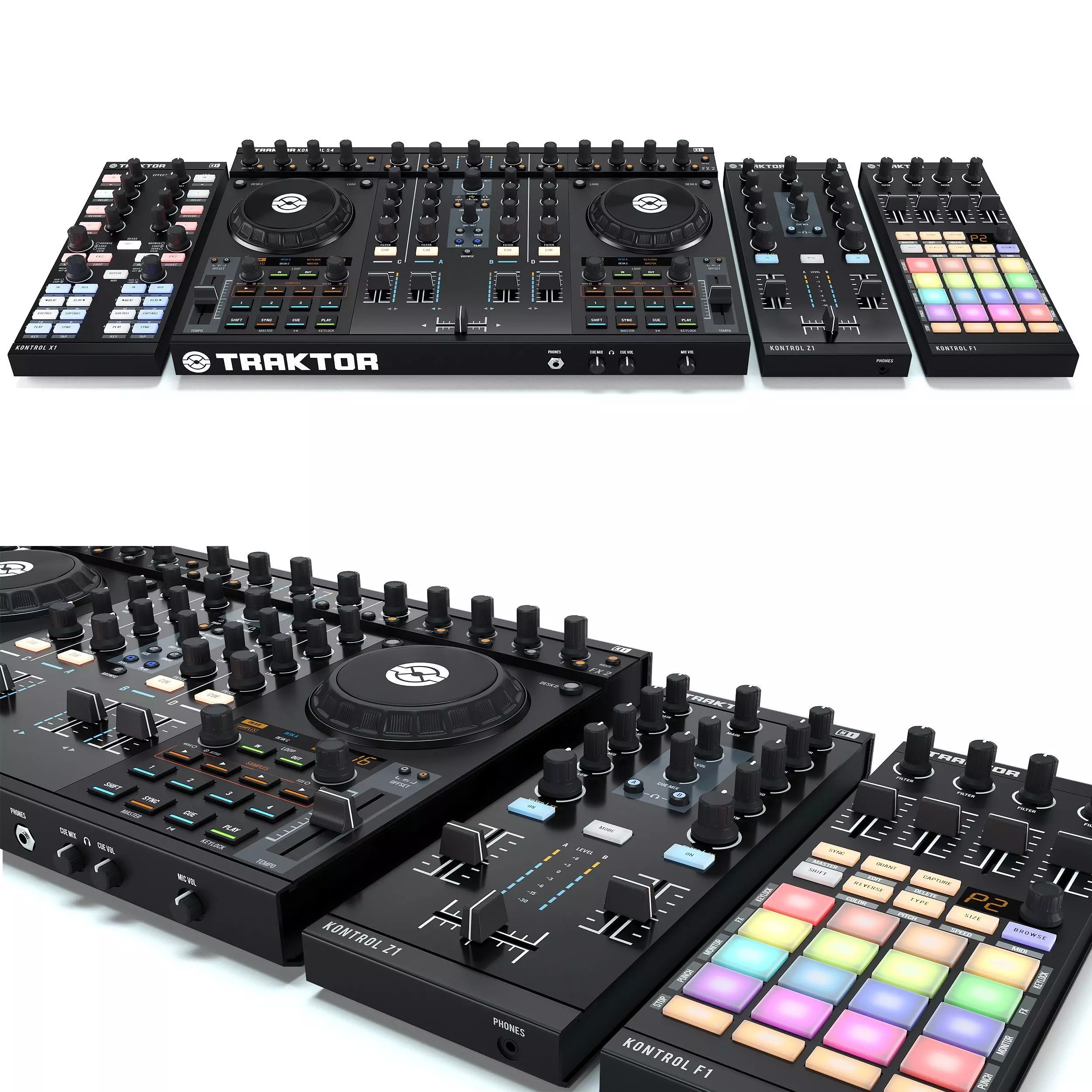 DJ System Native instruments Traktor Kontrols 3D model_0