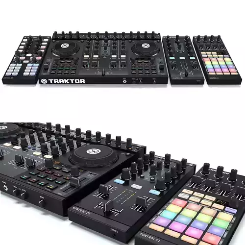 DJ System Native instruments Traktor Kontrols 3D model