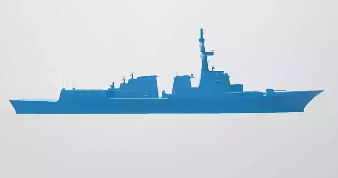 Korn DDG-2 Sea Battle 3D model 3D print model