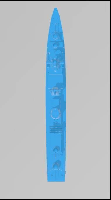 Korn Navy Ulsan-class frigate 3D print model_3