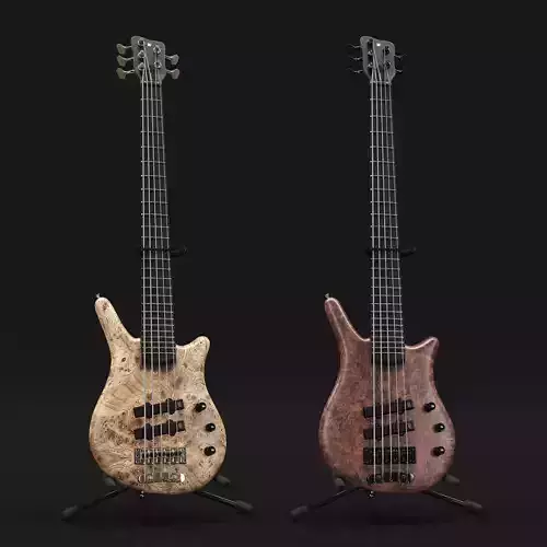 Bass Guitar Warwick Thumb NT 5 3D model