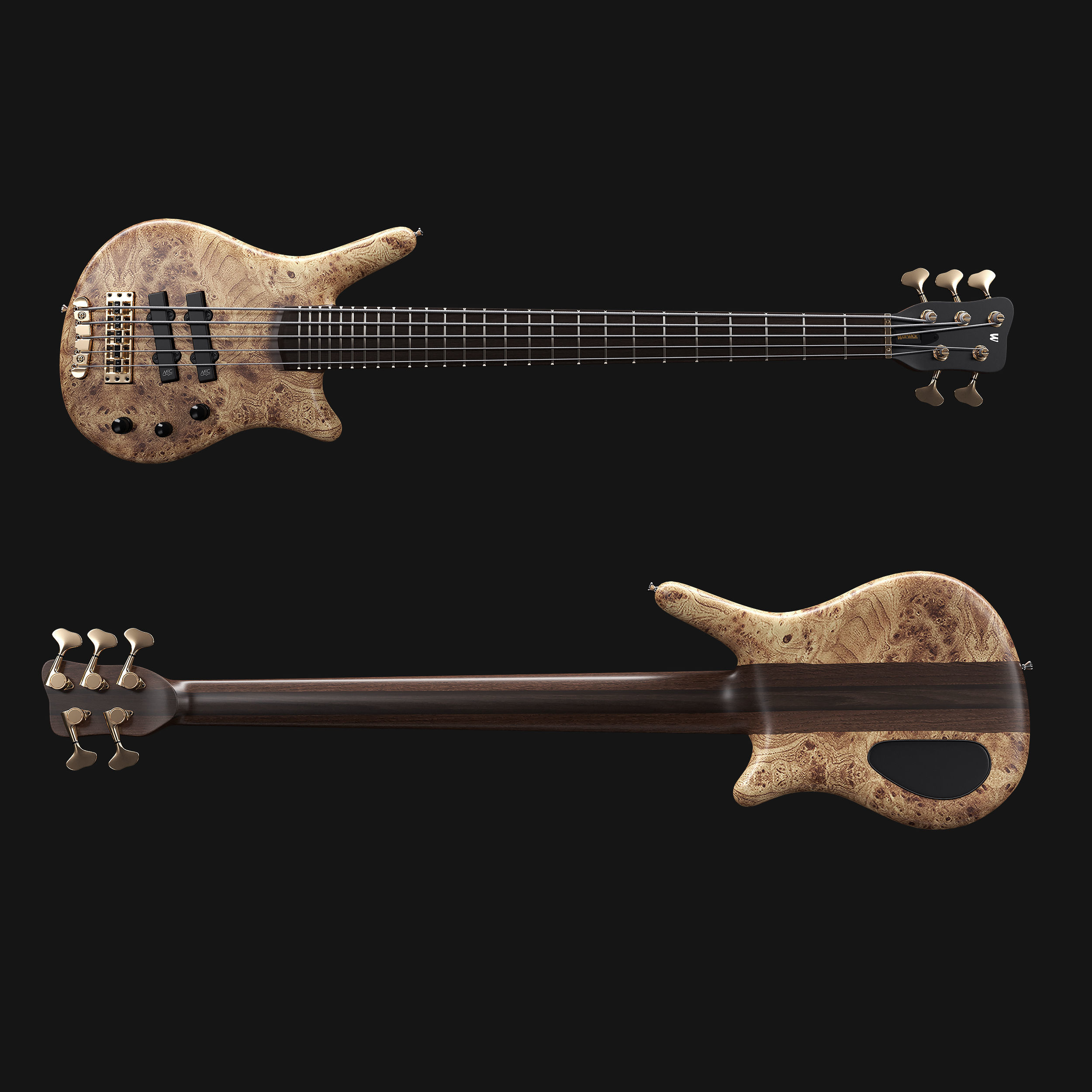 Bass Guitar Warwick Thumb NT 5 3D model | CGTrader