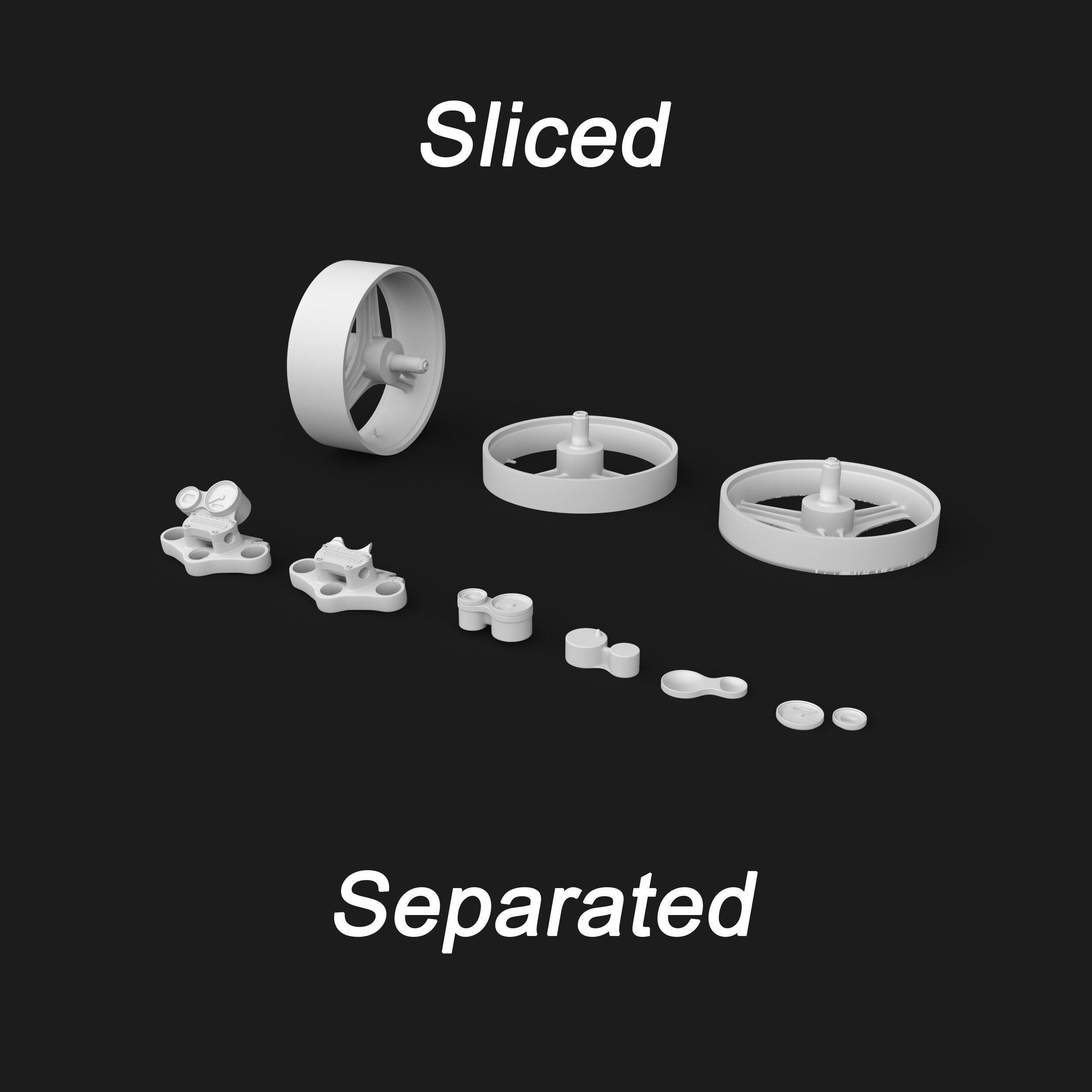 Harley Davidson XR 1200 Sportster Motorcycle Ready to Print STL 3D print model_11