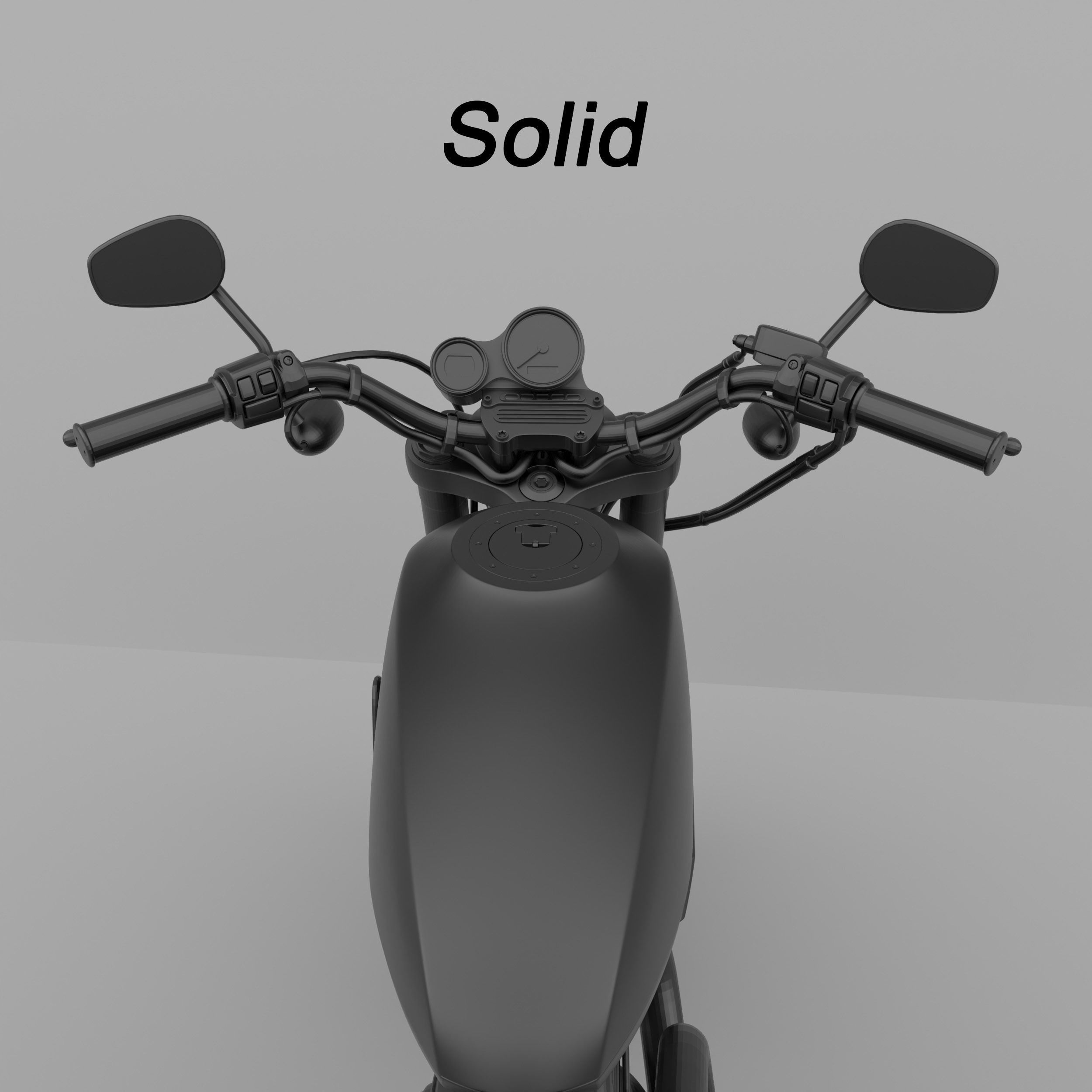 Harley Davidson XR 1200 Sportster Motorcycle Ready to Print STL 3D print model_18