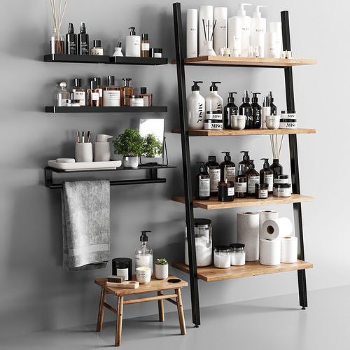 Bathroom accessories 3D model