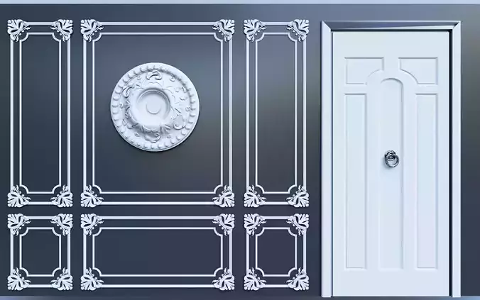 Moulding Set ceiling medallion