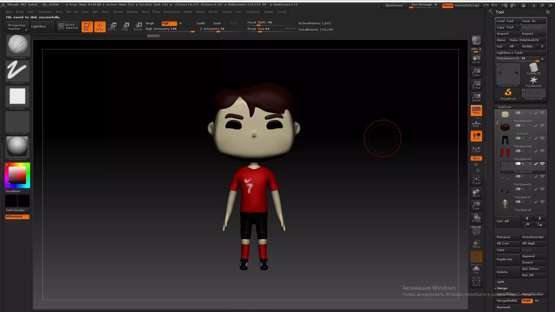 character2 Free 3D model