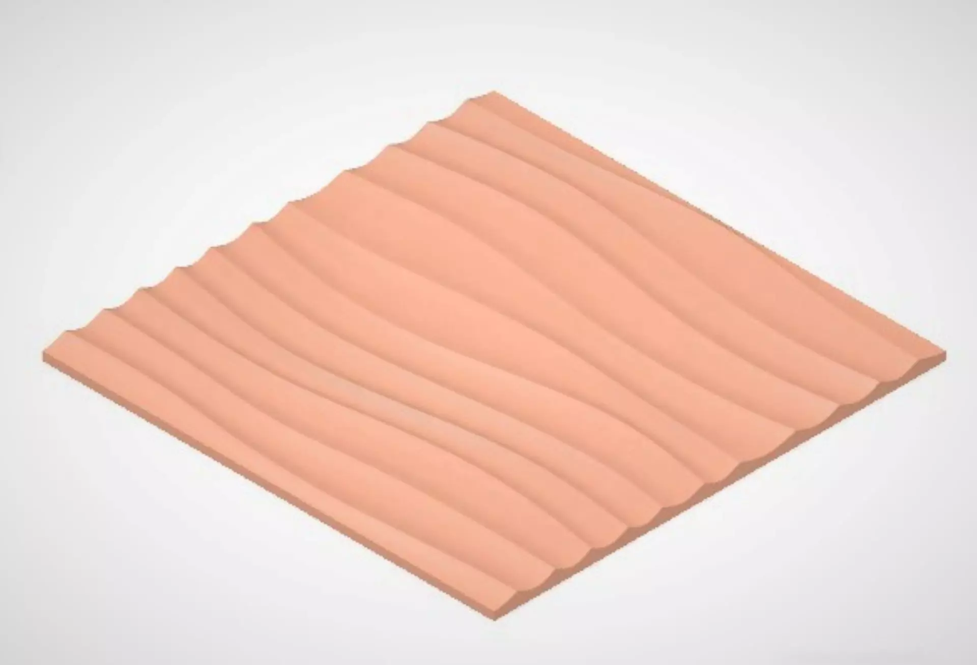 waves pattern 3D model_0