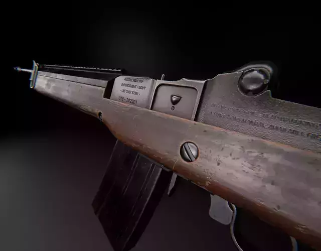 AAA MINI 14 Game Ready PBR Low-poly 3D model